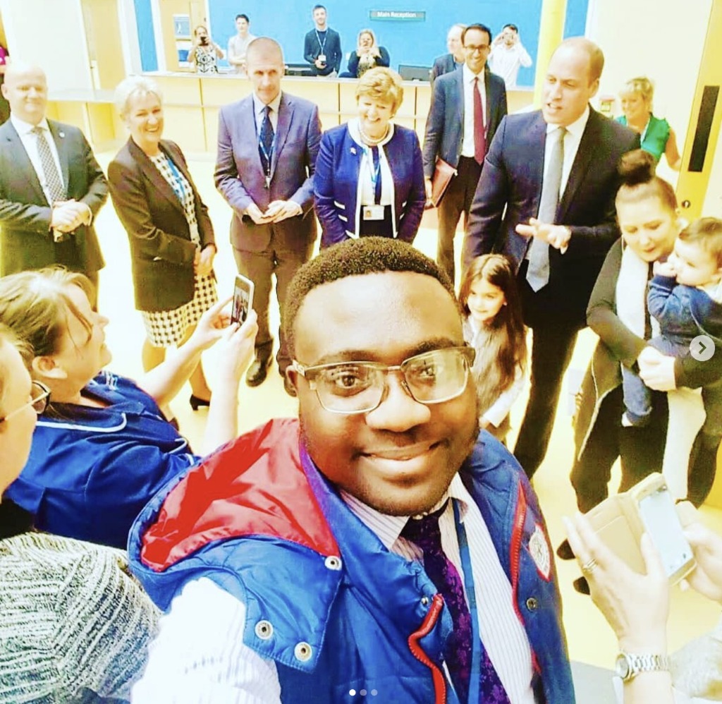 Dr Julius Aroba & Prince William